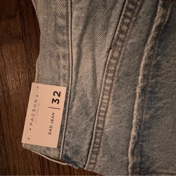 PacSun Light Blue Butterfly Boyfriend Jeans - Picture 5 of 5